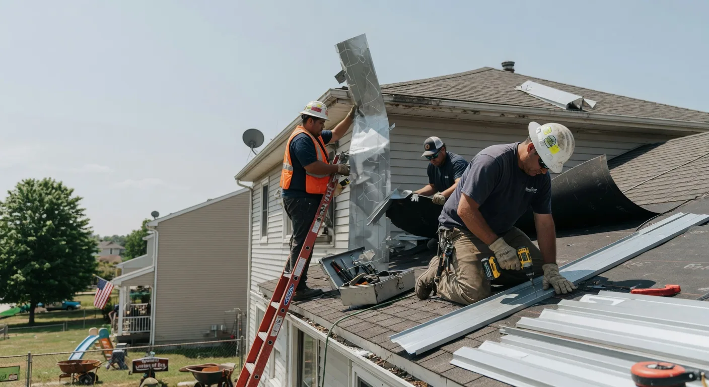 Storm Damage Metal Roof Repair in Pomona Park, FL